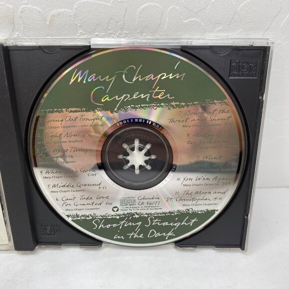 Mary Chapin Carpenter Shooting Straight In The Dark Album CD Jewel Case 11 Songs - Picture 3 of 5